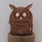 Trixie Rugzak - Mr. Owl - Schooltas Waterafstotend - Boekentas voor Kind - Voor Jongens en Meisjes - Geschikt als Gymtas - Bruin
