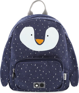Trixie Rugzak - Mr. Penguin - Schooltas Waterafstotend - Boekentas voor Kind - Voor Jongens en Meisjes - Geschikt als Gymtas - Blauw