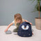 Trixie Rugzak - Mr. Penguin - Schooltas Waterafstotend - Boekentas voor Kind - Voor Jongens en Meisjes - Geschikt als Gymtas - Blauw