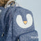 Trixie Rugzak - Mr. Penguin - Schooltas Waterafstotend - Boekentas voor Kind - Voor Jongens en Meisjes - Geschikt als Gymtas - Blauw