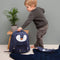 Trixie Rugzak - Mr. Penguin - Schooltas Waterafstotend - Boekentas voor Kind - Voor Jongens en Meisjes - Geschikt als Gymtas - Blauw