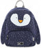 Trixie Rugzak - Mr. Penguin - Schooltas Waterafstotend - Boekentas voor Kind - Voor Jongens en Meisjes - Geschikt als Gymtas - Blauw