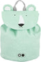 Trixie Rugzak - Mr. Polar Bear - Schooltas Waterafstotend - Kleine Rugtas voor Kind - Voor Jongens en Meisjes - Gymtas - Groen