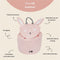 Trixie Rugzak - Mrs. Rabbit - Schooltas Waterafstotend - Kleine Rugtas voor Kind - Voor Jongens en Meisjes - Gymtas - Roze