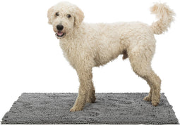 Trixie Schoonloopmat Waterdicht - Afmetingen: 100 × 70 cm Kleur: grijs