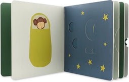 Trixie Slabbetje - Mr. Lion - Zachte Badstof - 100% Biologisch Katoen - Met Drukknopjes - Geel