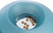 Trixie Slowfeeder Hond - Rocking Bowl - Kunststof - Grijs Blauw - 23 cm - 500 ml