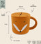Trixie Snackbeker - Mr. Fox - Snack Cup - Kinderservies - Voor baby's vanaf 4 maanden - van Siliconen - Geschikt voor de Vaatwasser