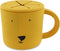 Trixie Snackbeker - Mr. Lion - Snack Cup - Kinderservies - Voor baby's vanaf 4 maanden - van Siliconen - Geschikt voor de Vaatwasser