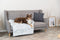 Trixie Sofa Bed Harvey Meubelbeschermer Hoekig Wit / Zwart - 80X130 CM