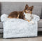 Trixie - Sofa - Hondenbed Harvey - Meubelbeschermer Hoekig - Wit/Zwart - 90X90 cm