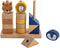 Trixie Stapeltoren - Houten Speelgoed - Stapelstenen voor Kinderen - Puzzel Stapelblokken - Vanaf 1 jaar - Stimuleert Ontwikkeling