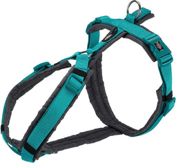 TRIXIE | Trixie Hondentuig Premium Trekking Aqua Blauw / Grijs
