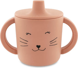 Trixie Tuitbeker - Mrs. Cat - Drinkbeker voor Baby - Antilek Beker - Voor baby's vanaf 4 maanden - van Siliconen - Geschikt voor de Vaatwasser