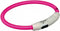 Trixie Usb Flash Lichtgevende Band Ø 7 Mm Roze - Hondenveiligheidslampje - Xs-S