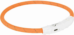 Trixie Usb Flash Lichtgevende Buis Ø 7 Mm Oranje - Hondenveiligheidslampje - Xs-S