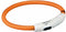 Trixie Usb Flash Lichtgevende Buis Ø 7 Mm Oranje - Hondenveiligheidslampje - Xs-S