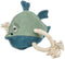 Trixie vis leer met touw 28 cm