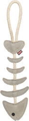 Trixie visgraat leer met touw 43 cm