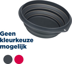 Trixie Voer- & Waterbak Voor Onderweg Assorti - Reisvoerbak - Ø 18 cm