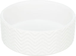 Trixie - Voerbak Drinkbak Wave Keramiek Wit