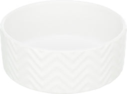 Trixie - Voerbak Drinkbak Wave Keramiek Wit
