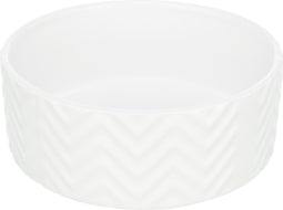 Trixie - Voerbak Drinkbak Wave Keramiek Wit