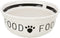 Trixie voerbak hond food keramiek wit / zwart 600 ml 15 cm