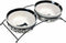 Trixie Voerbak set Eat on Your Feet wit / zwart 2x 0,600l / 15 cm