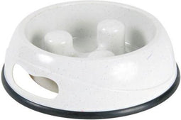 Trixie voerbak slow feed kunststof anti-slip assorti 20 CM 450 ML