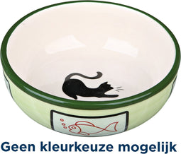 TRIXIE VOERBAK / WATERBAK KAT / VIS KERAMIEK ASSORTI
