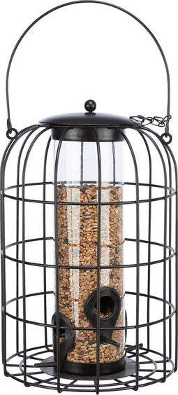 Trixie Voerdispenser Met Gaasbescherming Zwart - 26X17X17 CM