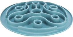 Trixie - Voermat - Anti Schrokbak - Slowfeeding - TPE - Blauw - 28X28 CM