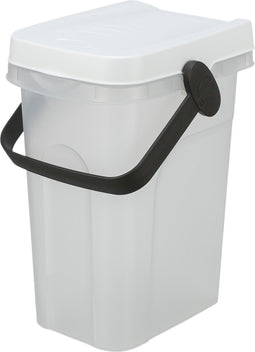 Trixie - Voerton - Luchtdicht Afsluitbaar - Kunststof - Transparant Wit/Wit - 7 ltr