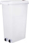 Trixie voerton luchtdicht afsluitbaar kunststof transparant wit / wit - 40 LTR 26,5X44,5X61,5 CM