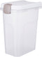 Trixie voerton luchtdicht afsluitbaar kunststof transparant wit / wit - 15 LTR 22X34X41,5 CM
