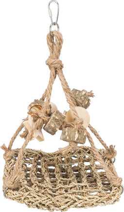 Trixie - Vogel Speelgoed - Schommel Zeegras - 19X19 CM