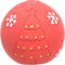 Trixie Xmas Bal Latex Rood 8 cm