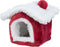 Trixie Xmas Schuilplaats - Kooi Accessoire - 15x12x15 cm Rood Wit