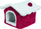 Trixie Xmas Schuilplaats - Kooi Accessoire - 15x12x15 cm Rood Wit