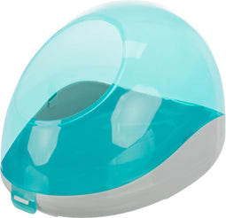 Trixie - Zandbad - Degoes / Chinchilla's - Kunststof - Grijs / Turquoise - 27X16X18 cm