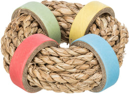 Trixie Zeegras Ring Met Papieren Ringen Naturel