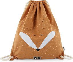 Trixie Zwemtas - Mr. Fox - Gymtas voor kinderen - Waterafstotend - Turnzak met trekkoord - Voor jongens en meisjes - Oranje - Vos