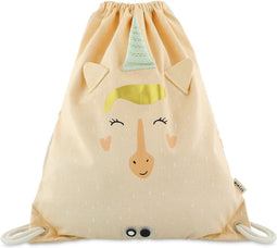 Trixie Zwemtas - Mrs. Unicorn - Gymtas voor kinderen - Waterafstotend - Turnzak met trekkoord - Voor jongens en meisjes
