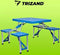 Trizand Campingset met Tafel en Stoelen: Perfect voor Buitenactiviteiten