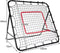 Trizand Voetbaltrainer 120 x 120 cm met stabiel ijzeren frame & vizier