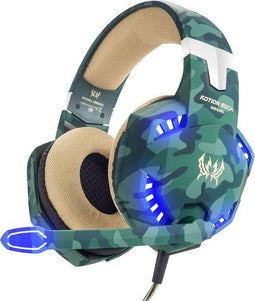 BINNUNE BW06 - Gaming Headset - PS4 + PC - Camouflage Groen