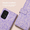 iMoshion Hoesje Geschikt voor Samsung Galaxy A53 Hoesje Met Pasjeshouder - iMoshion Design Bookcase smartphone - Meerkleurig / Purple White Flowers