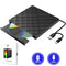 Wadu Externe DVD Speler - USB 3.0 & USB-C - Plug & Play - Zwart