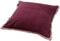 Dutch Decor BURTO - Kussenhoes 45x45 cm - gewassen katoen - Red Plum - donkerroze - met rits - zonder binnenkussen